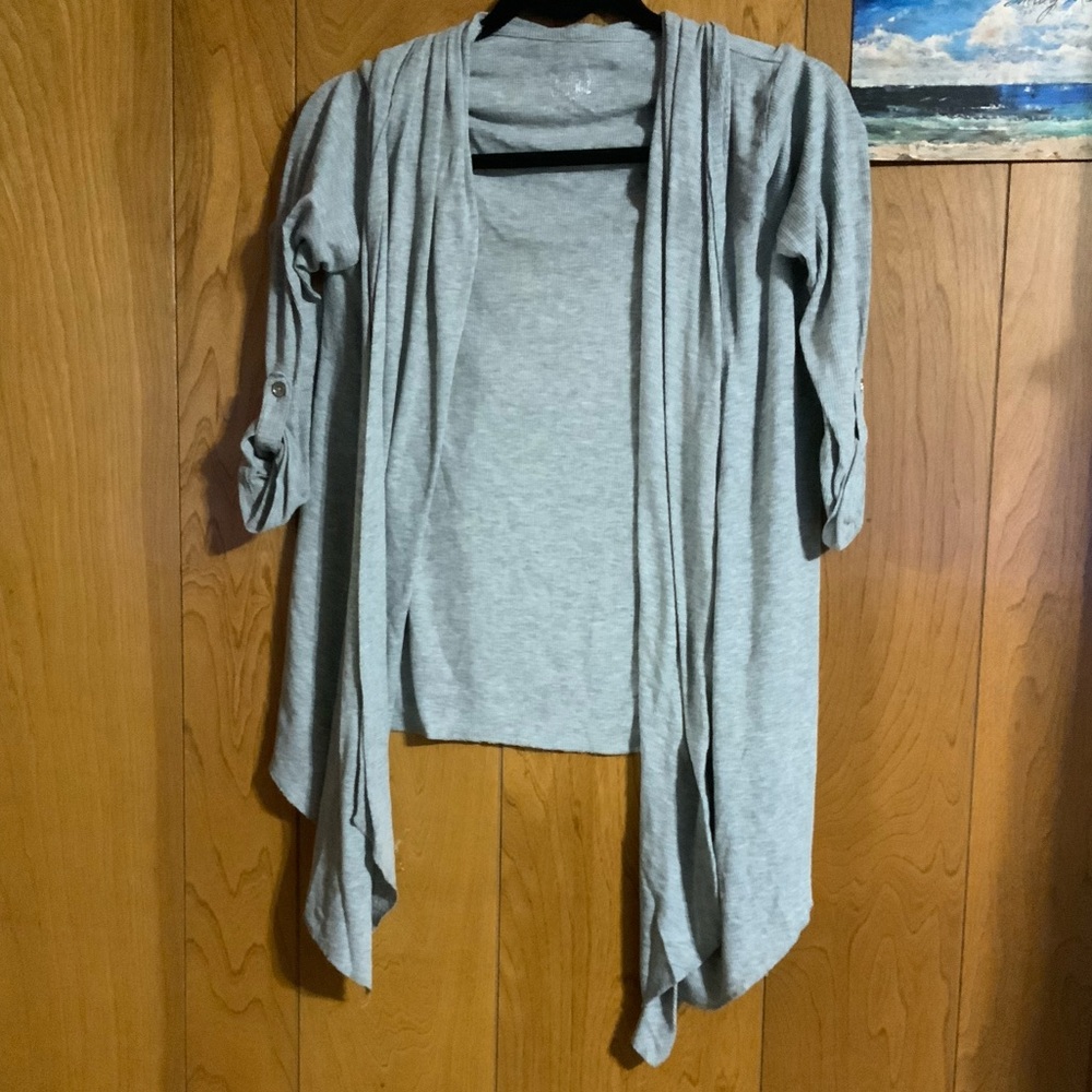 Justice Grey Cardigan